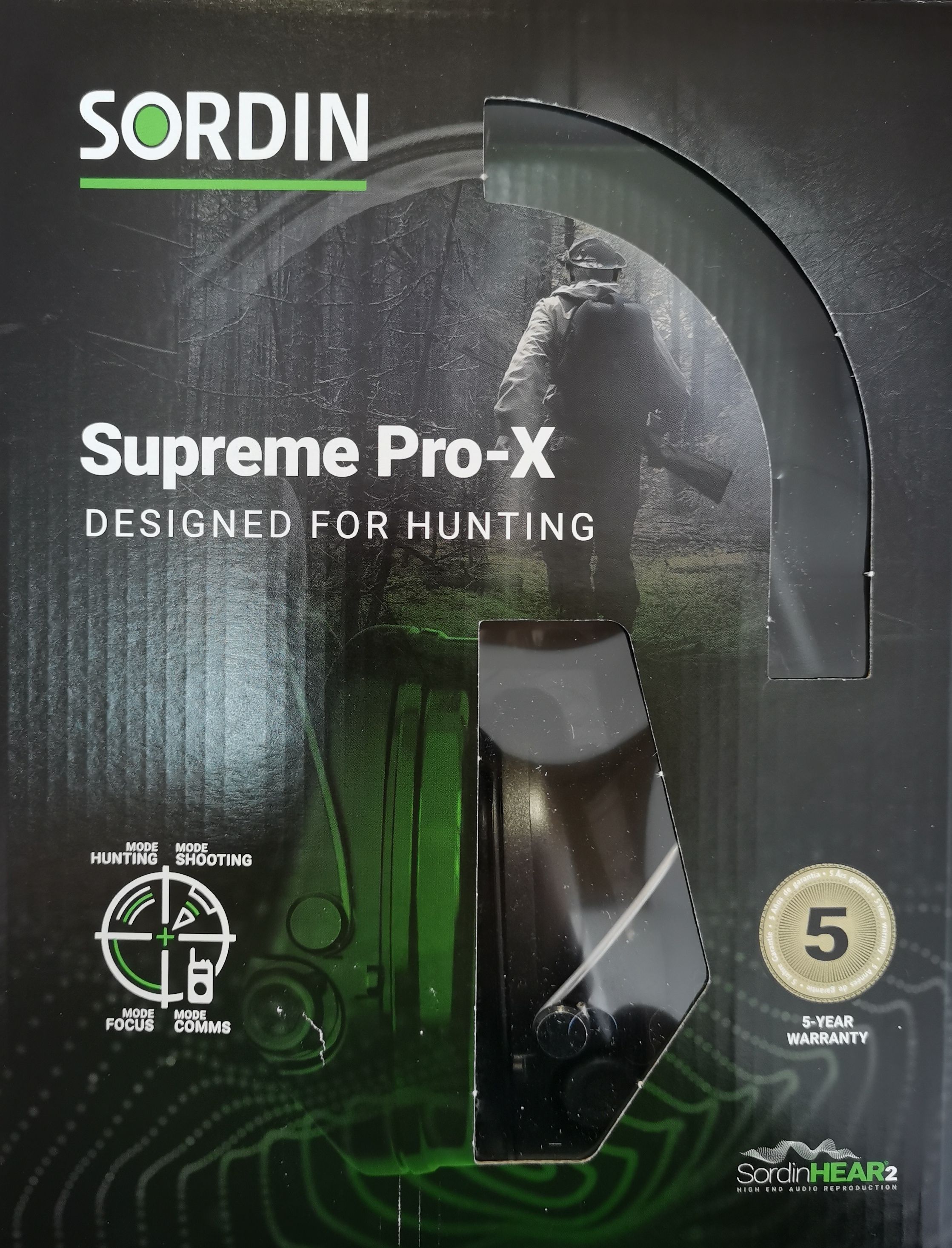 Активные наушники MSA Sordin Supreme Pro X влагозащитные Чёрные  (SOR75302-X/L-02) купить за 32490 р. в интернет-магазине Быстрый Стрелок