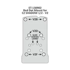 Крепление колиматорного прицела для CZ SHADOW / Shadow 2 (Тип: V2) купить за 7990 руб. в интернет-магазине "Быстрый Стрелок" ☎ +7 (495) 245-0077 ☎ +7 (965) 245-0077 ✈ Быстрая доставка по Москве и России. Фото №2
