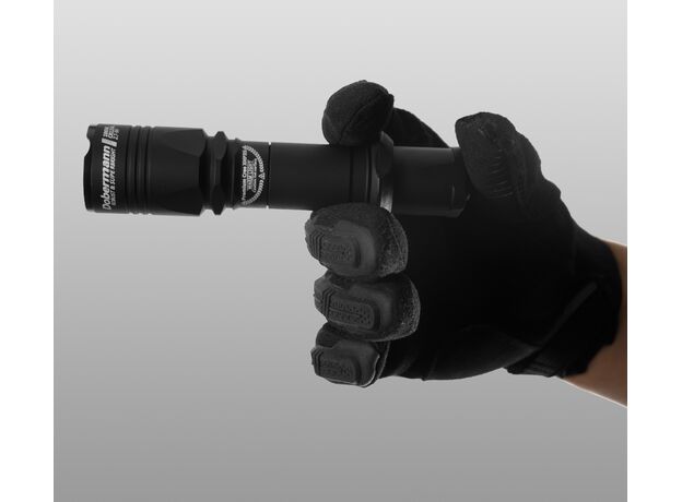 Тактический фонарь Armytek Dobermann Pro (тёплый свет) купить за 7300 руб. в интернет-магазине "Быстрый Стрелок" ☎ +7 (495) 245-0077 ☎ +7 (965) 245-0077 ✈ Быстрая доставка по Москве и России. Фото №4