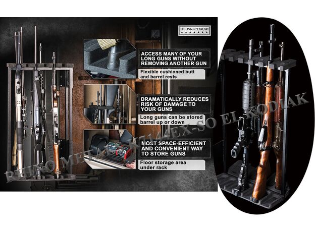 Оружейный сейф Rhino Metals K7144EX-SO EL Kodiak купить за 570632 руб. в интернет-магазине "Быстрый Стрелок" ☎ +7 (495) 245-0077 ☎ +7 (965) 245-0077 ✈ Быстрая доставка по Москве и России. Фото №4