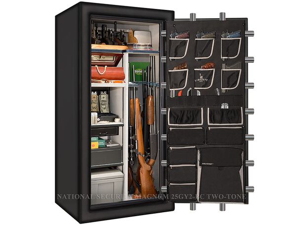 Универсальный сейф Liberty National Security Magnum 25GY2-BC TWO-TONE купить за 0 руб. в интернет-магазине "Быстрый Стрелок" ☎ +7 (495) 245-0077 ☎ +7 (965) 245-0077 ✈ Быстрая доставка по Москве и России. Фото №2
