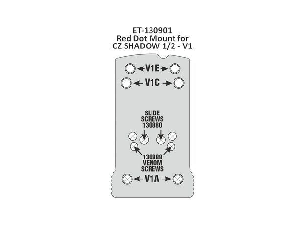 Крепление колиматорного прицела для CZ SHADOW / Shadow 2 (Тип: V1) купить за 7490 руб. в интернет-магазине "Быстрый Стрелок" ☎ +7 (495) 245-0077 ☎ +7 (965) 245-0077 ✈ Быстрая доставка по Москве и России. Фото №3