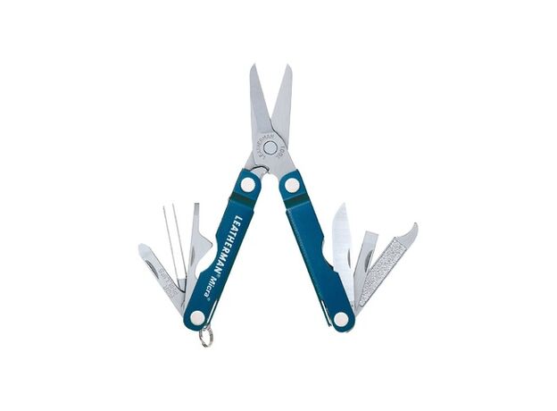 Мультитул Leatherman Micra, 10 функций, голубой купить за 5780 руб. в интернет-магазине "Быстрый Стрелок" ☎ +7 (495) 245-0077 ☎ +7 (965) 245-0077 ✈ Быстрая доставка по Москве и России. Фото №1